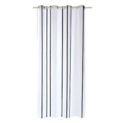 Voilage-YUNA -Intérieure Décoration Magasin 914514 voilage yuna coloris noir 140 x 260cm