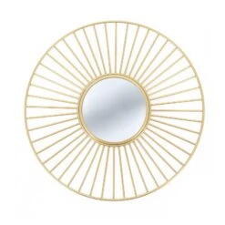 Miroir En Métal-GOLDENSUN -Intérieure Décoration Magasin 960555 miroir en metal goldensun